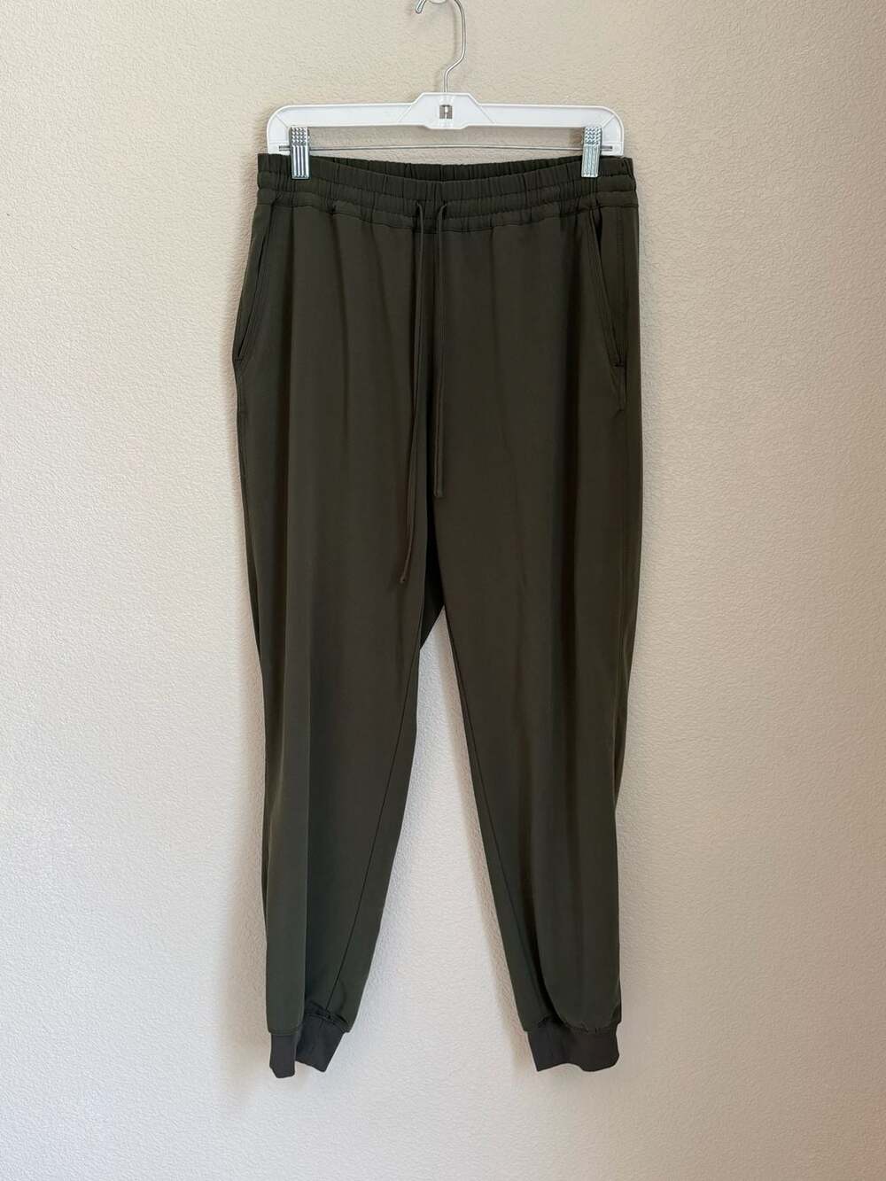 Rachel Zoe Olive Green Drawstring Casual Jogger Pants